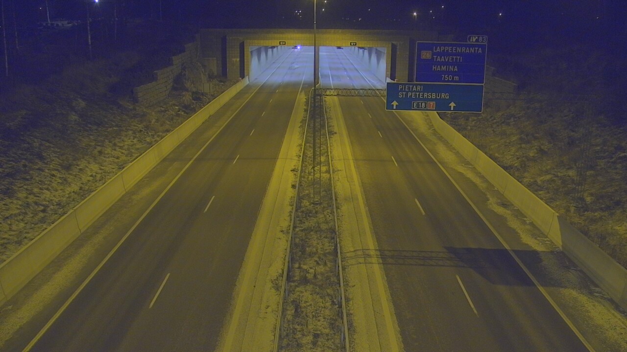 Kelikamerat Kuva Tie 7 Hamina, Husula, suuaukko länsi, Hamina, Kymenlaakso