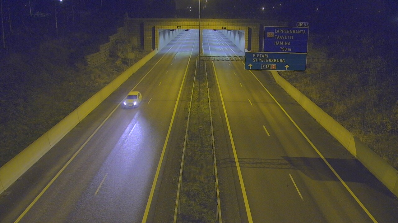 Kelikamerat Kuva Tie 7 Hamina, Husula, suuaukko länsi, Hamina, Kymenlaakso