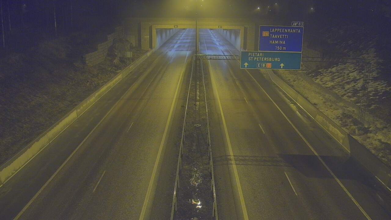 Kelikamerat Kuva Tie 7 Hamina, Husula, suuaukko länsi, Hamina, Kymenlaakso