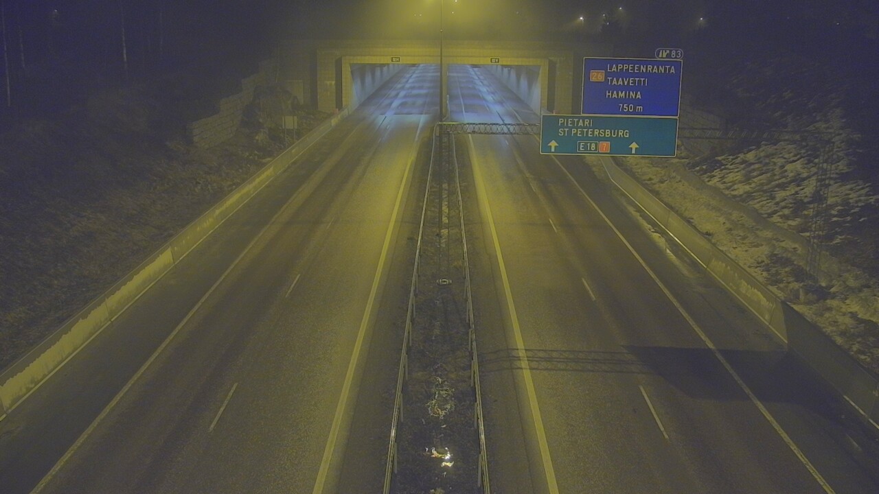 Kelikamerat Kuva Tie 7 Hamina, Husula, suuaukko länsi, Hamina, Kymenlaakso