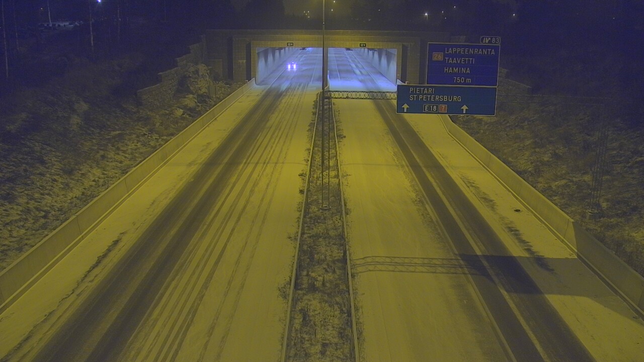 Kelikamerat Kuva Tie 7 Hamina, Husula, suuaukko länsi, Hamina, Kymenlaakso