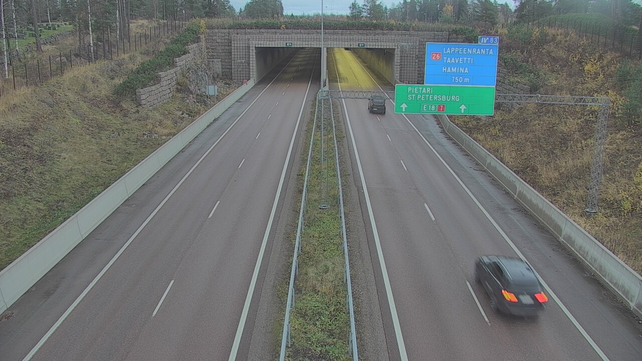 Kelikamerat Kuva Tie 7 Hamina, Husula, suuaukko länsi, Hamina, Kymenlaakso