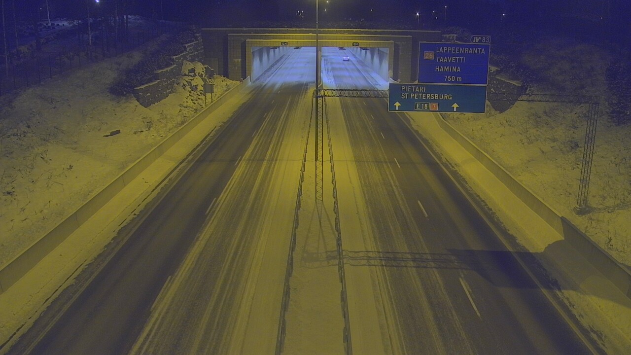 Kelikamerat Kuva Tie 7 Hamina, Husula, suuaukko länsi, Hamina, Kymenlaakso