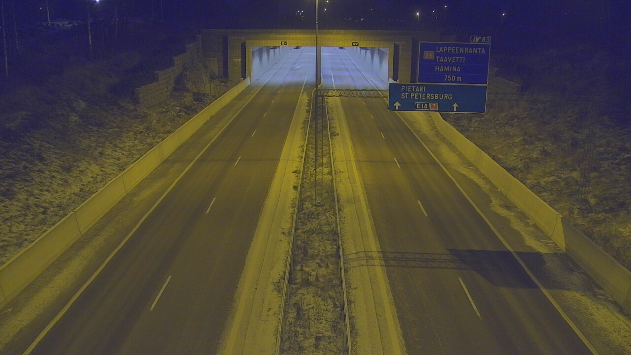 Kelikamerat Kuva Tie 7 Hamina, Husula, suuaukko länsi, Hamina, Kymenlaakso