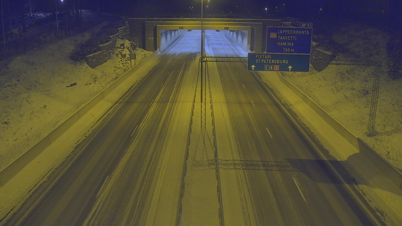 Kelikamerat Kuva Tie 7 Hamina, Husula, suuaukko länsi, Hamina, Kymenlaakso