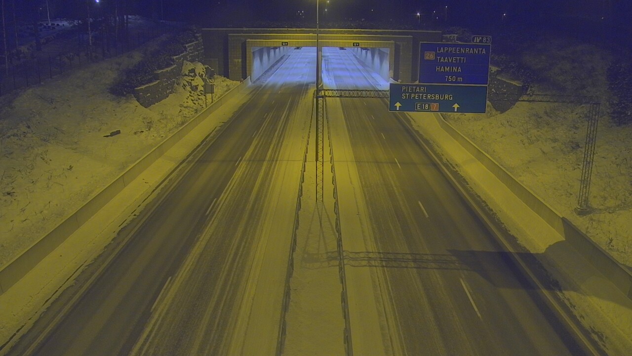 Kelikamerat Kuva Tie 7 Hamina, Husula, suuaukko länsi, Hamina, Kymenlaakso