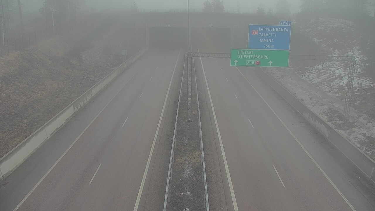 Kelikamerat Kuva Tie 7 Hamina, Husula, suuaukko länsi, Hamina, Kymenlaakso