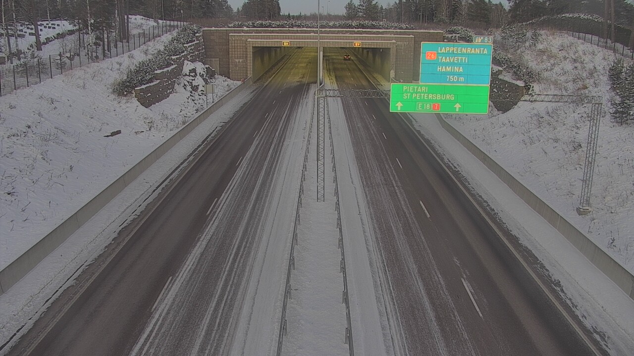 Kelikamerat Kuva Tie 7 Hamina, Husula, suuaukko länsi, Hamina, Kymenlaakso