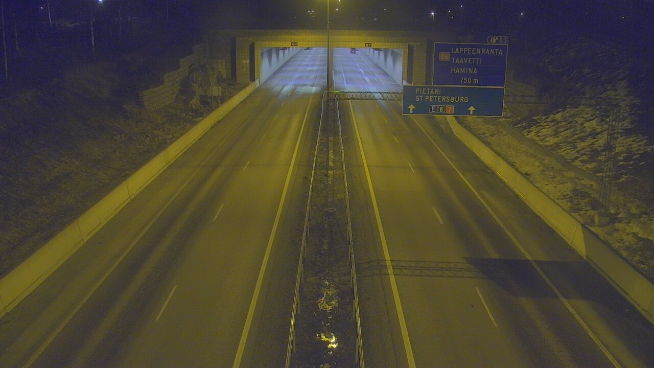 Kelikamerat Kuva Tie 7 Hamina, Husula, suuaukko länsi, Hamina, Kymenlaakso