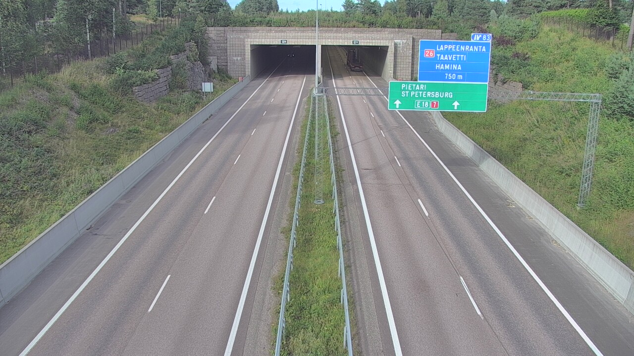 Kelikamerat Kuva Tie 7 Hamina, Husula, suuaukko länsi, Hamina, Kymenlaakso