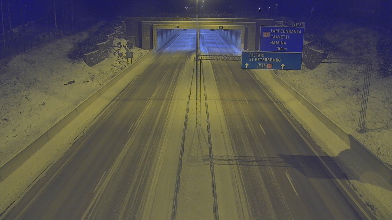 Kelikamerat Kuva Tie 7 Hamina, Husula, suuaukko länsi, Hamina, Kymenlaakso