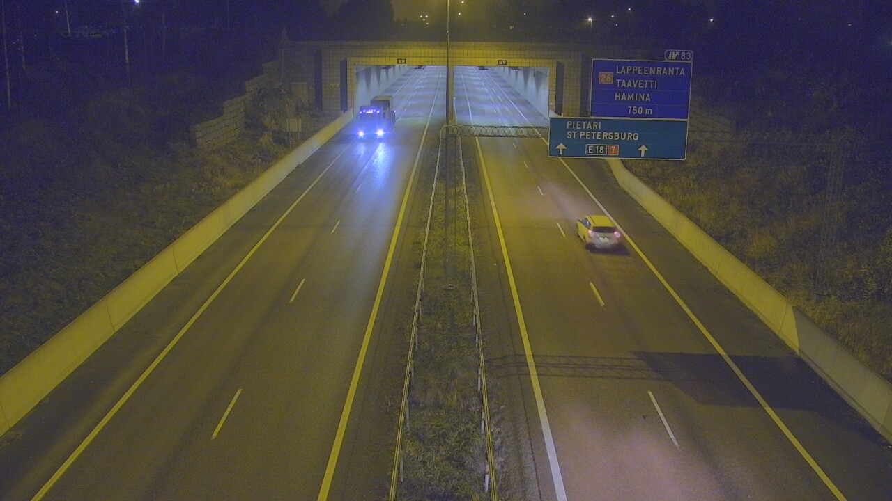 Kelikamerat Kuva Tie 7 Hamina, Husula, suuaukko länsi, Hamina, Kymenlaakso