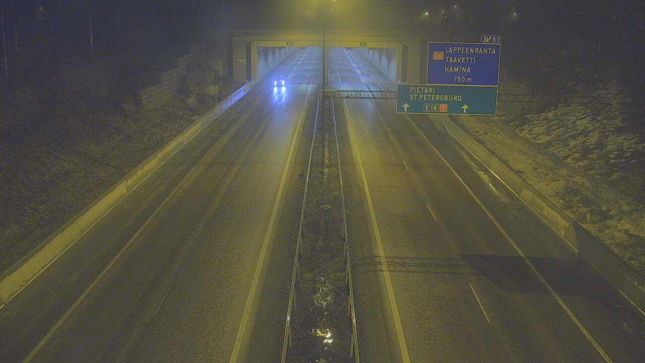 Kelikamerat Kuva Tie 7 Hamina, Husula, suuaukko länsi, Hamina, Kymenlaakso