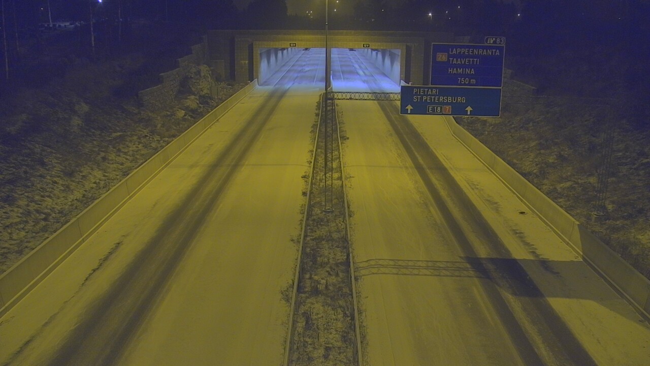 Kelikamerat Kuva Tie 7 Hamina, Husula, suuaukko länsi, Hamina, Kymenlaakso