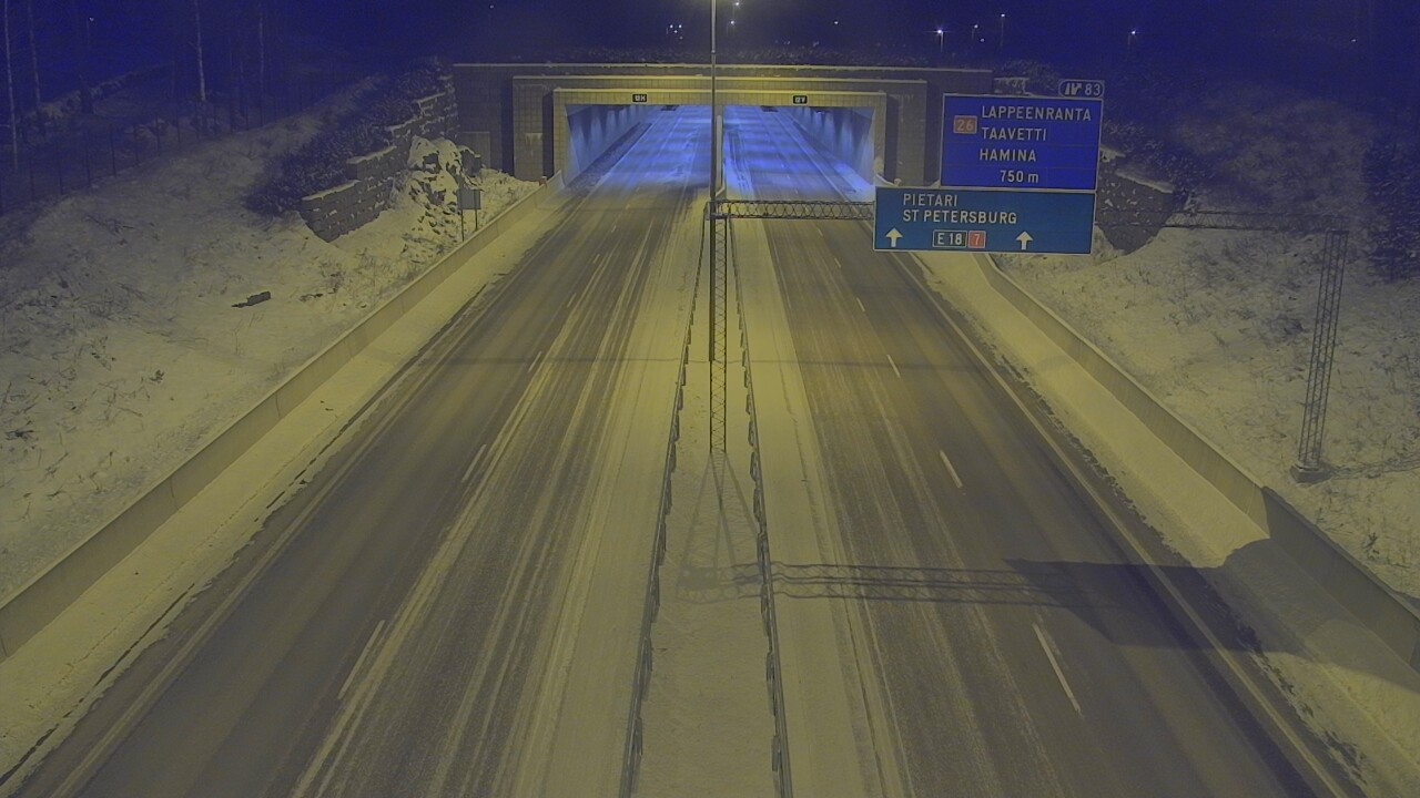 Kelikamerat Kuva Tie 7 Hamina, Husula, suuaukko länsi, Hamina, Kymenlaakso