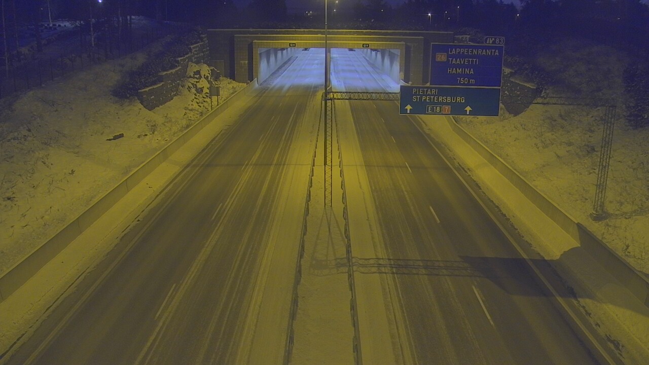 Kelikamerat Kuva Tie 7 Hamina, Husula, suuaukko länsi, Hamina, Kymenlaakso