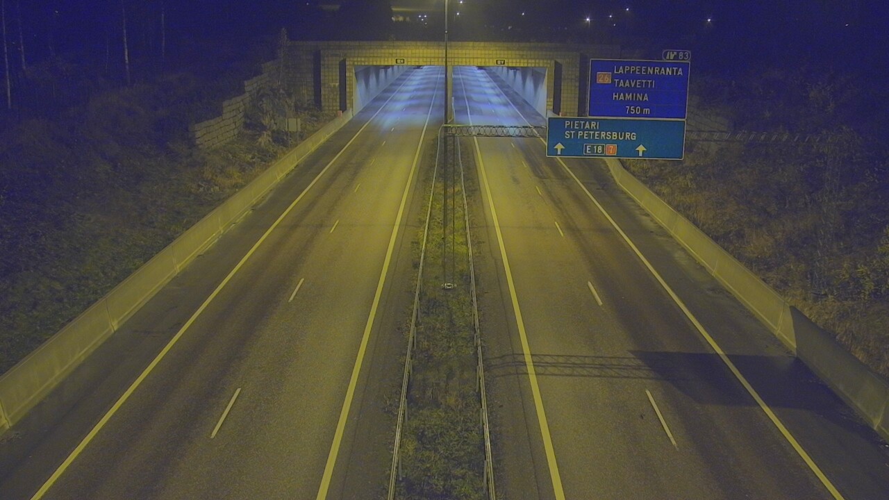 Kelikamerat Kuva Tie 7 Hamina, Husula, suuaukko länsi, Hamina, Kymenlaakso