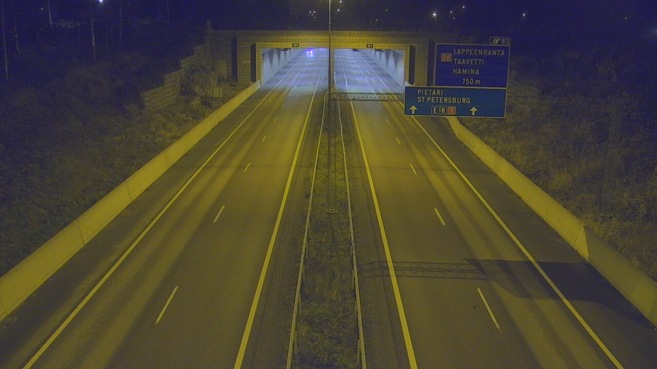 Kelikamerat Kuva Tie 7 Hamina, Husula, suuaukko länsi, Hamina, Kymenlaakso