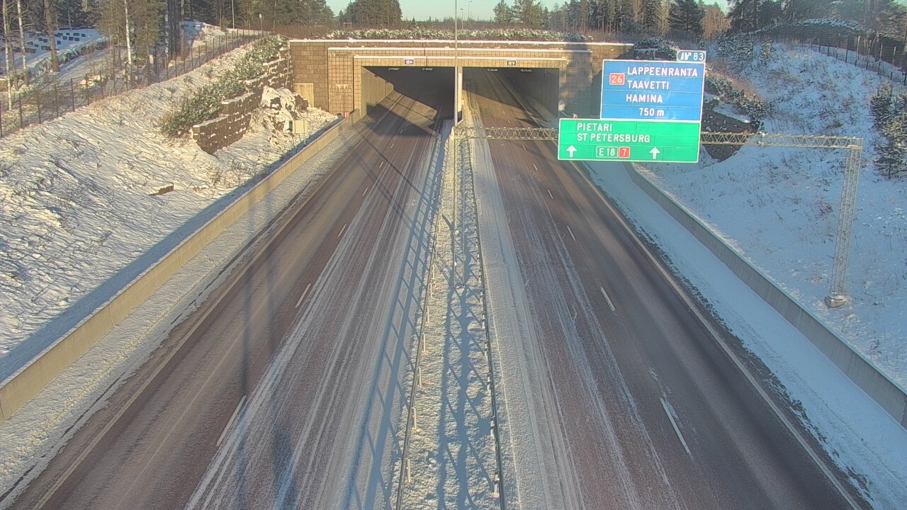 Kelikamerat Kuva Tie 7 Hamina, Husula, suuaukko länsi, Hamina, Kymenlaakso