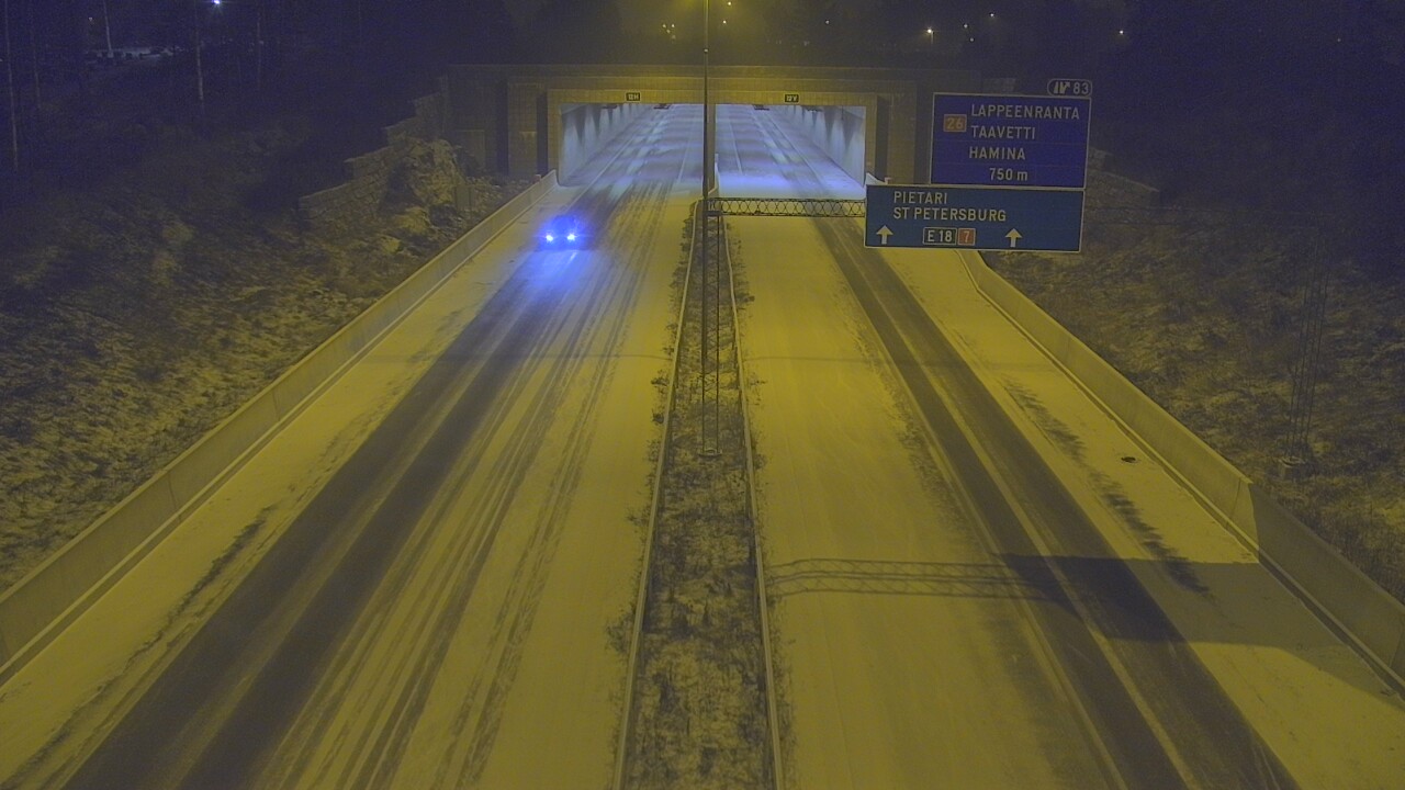 Kelikamerat Kuva Tie 7 Hamina, Husula, suuaukko länsi, Hamina, Kymenlaakso