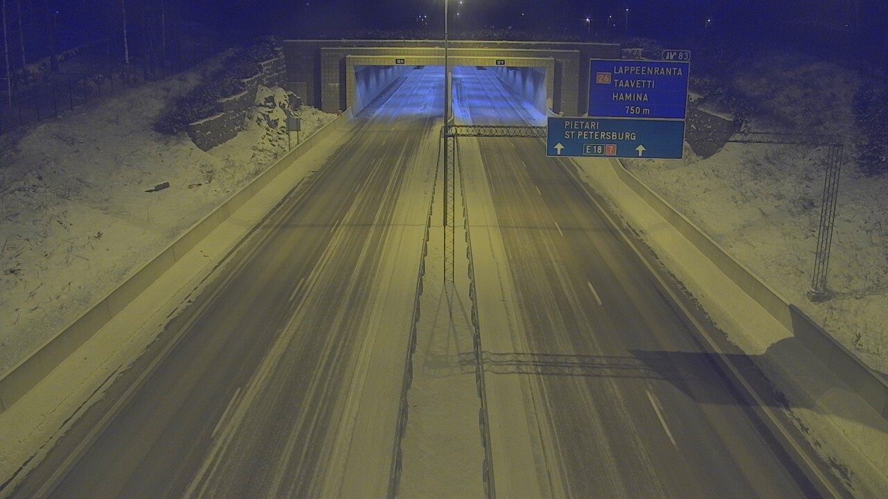 Kelikamerat Kuva Tie 7 Hamina, Husula, suuaukko länsi, Hamina, Kymenlaakso