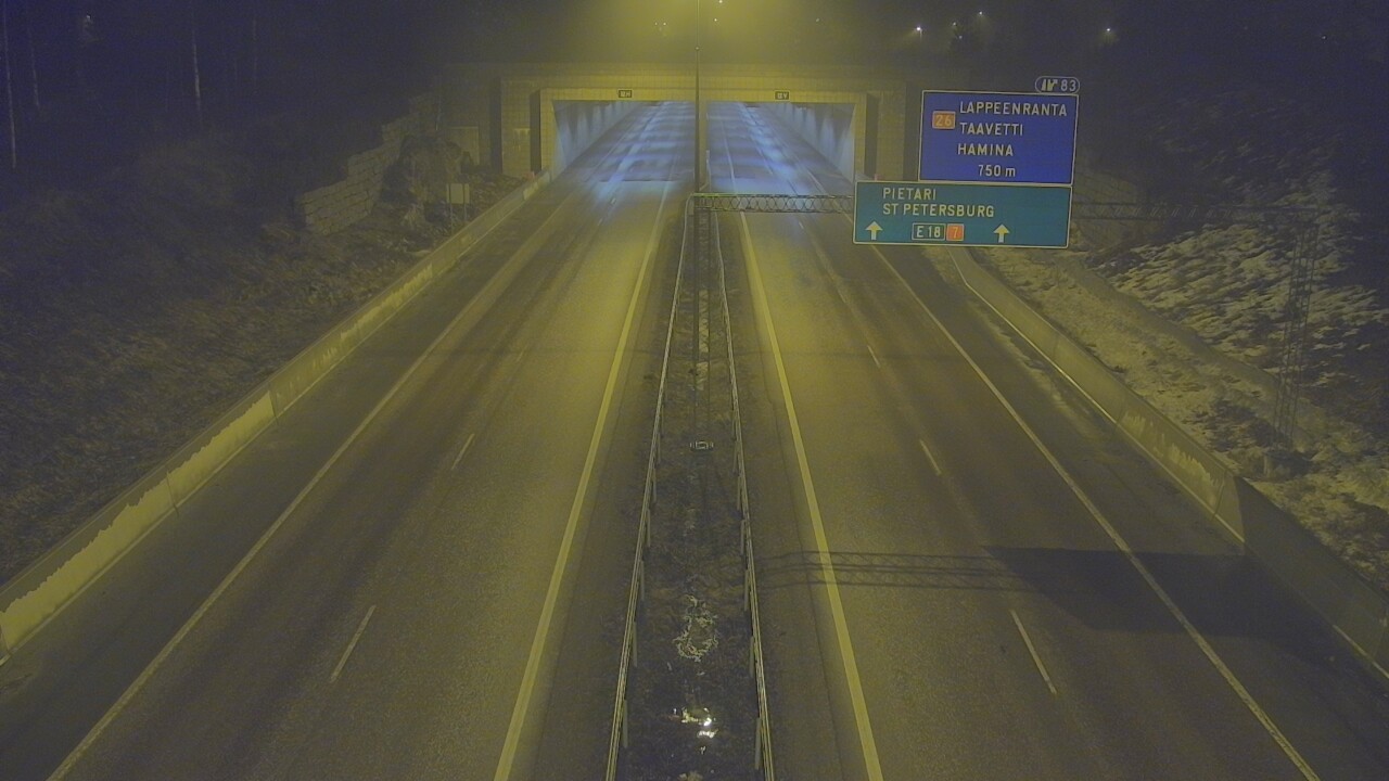 Kelikamerat Kuva Tie 7 Hamina, Husula, suuaukko länsi, Hamina, Kymenlaakso