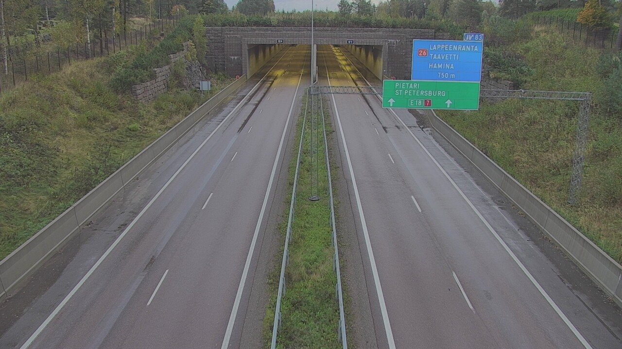 Kelikamerat Kuva Tie 7 Hamina, Husula, suuaukko länsi, Hamina, Kymenlaakso