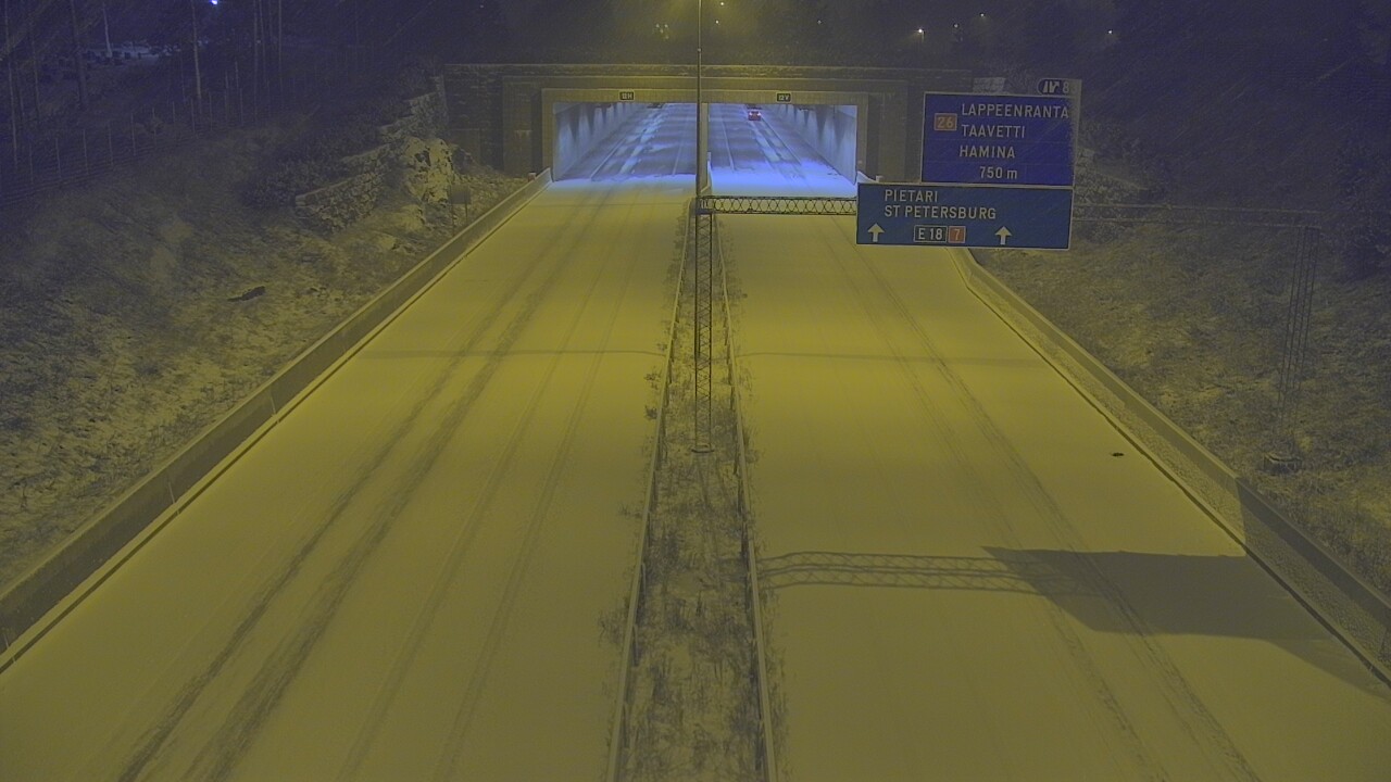 Kelikamerat Kuva Tie 7 Hamina, Husula, suuaukko länsi, Hamina, Kymenlaakso