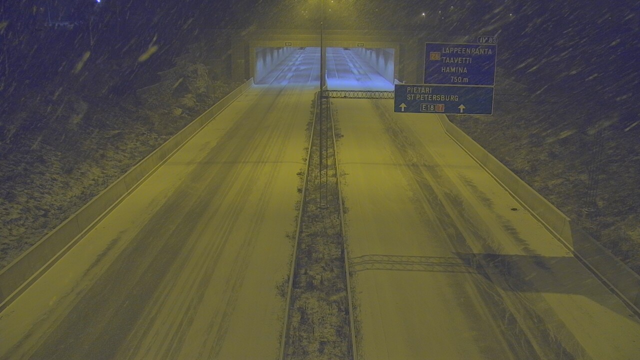 Kelikamerat Kuva Tie 7 Hamina, Husula, suuaukko länsi, Hamina, Kymenlaakso