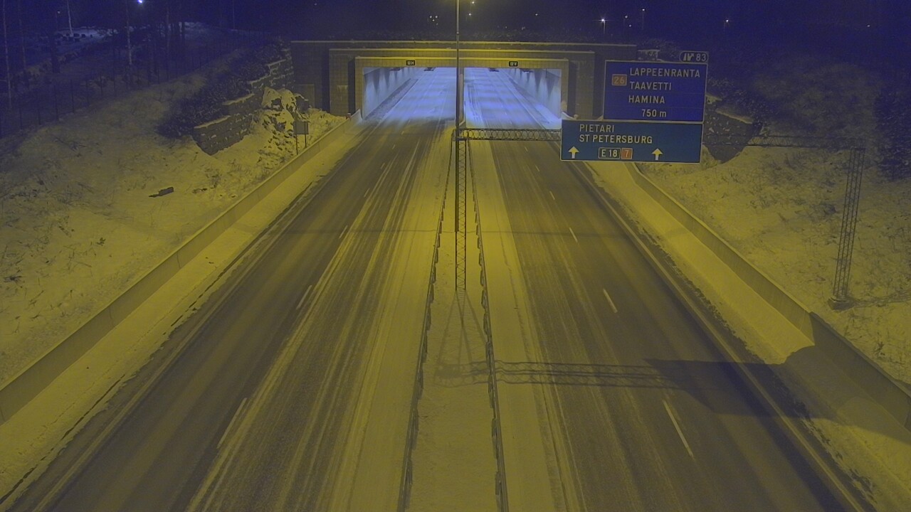 Kelikamerat Kuva Tie 7 Hamina, Husula, suuaukko länsi, Hamina, Kymenlaakso