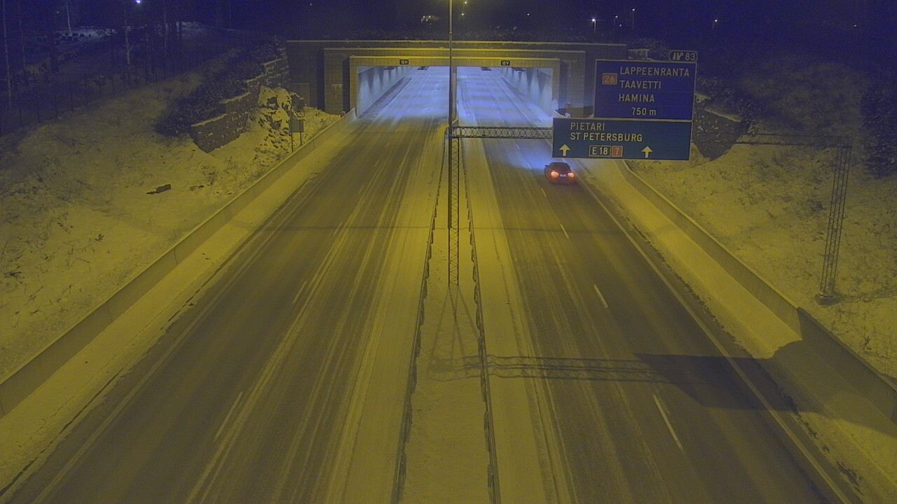 Kelikamerat Kuva Tie 7 Hamina, Husula, suuaukko länsi, Hamina, Kymenlaakso