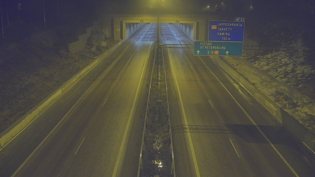 Kelikamerat Kuva Tie 7 Hamina, Husula, suuaukko länsi, Hamina, Kymenlaakso