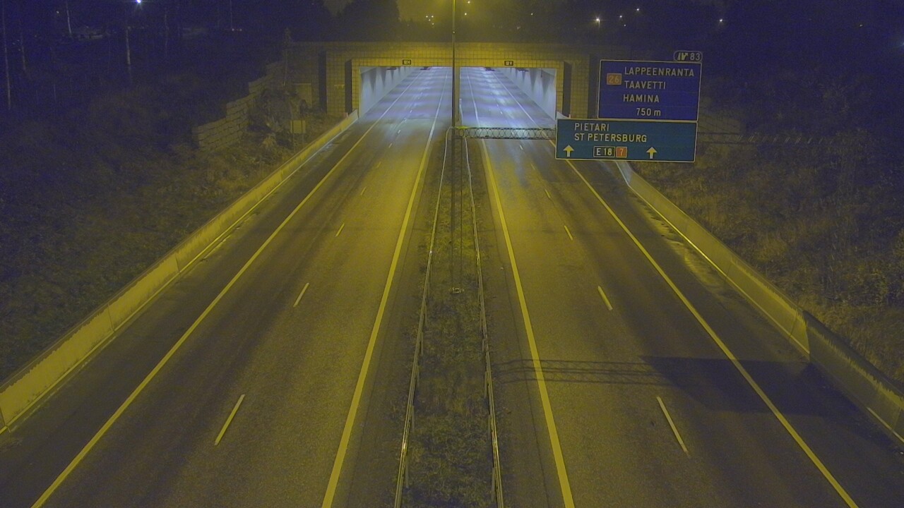 Kelikamerat Kuva Tie 7 Hamina, Husula, suuaukko länsi, Hamina, Kymenlaakso