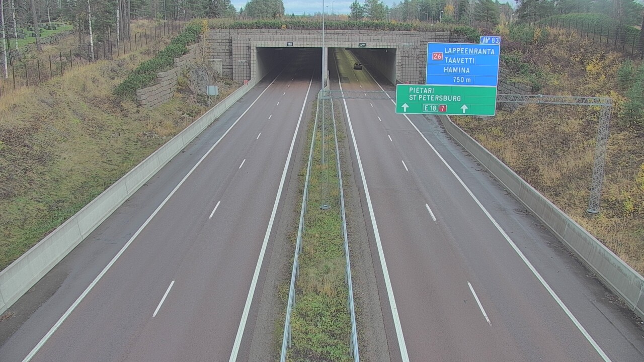 Kelikamerat Kuva Tie 7 Hamina, Husula, suuaukko länsi, Hamina, Kymenlaakso