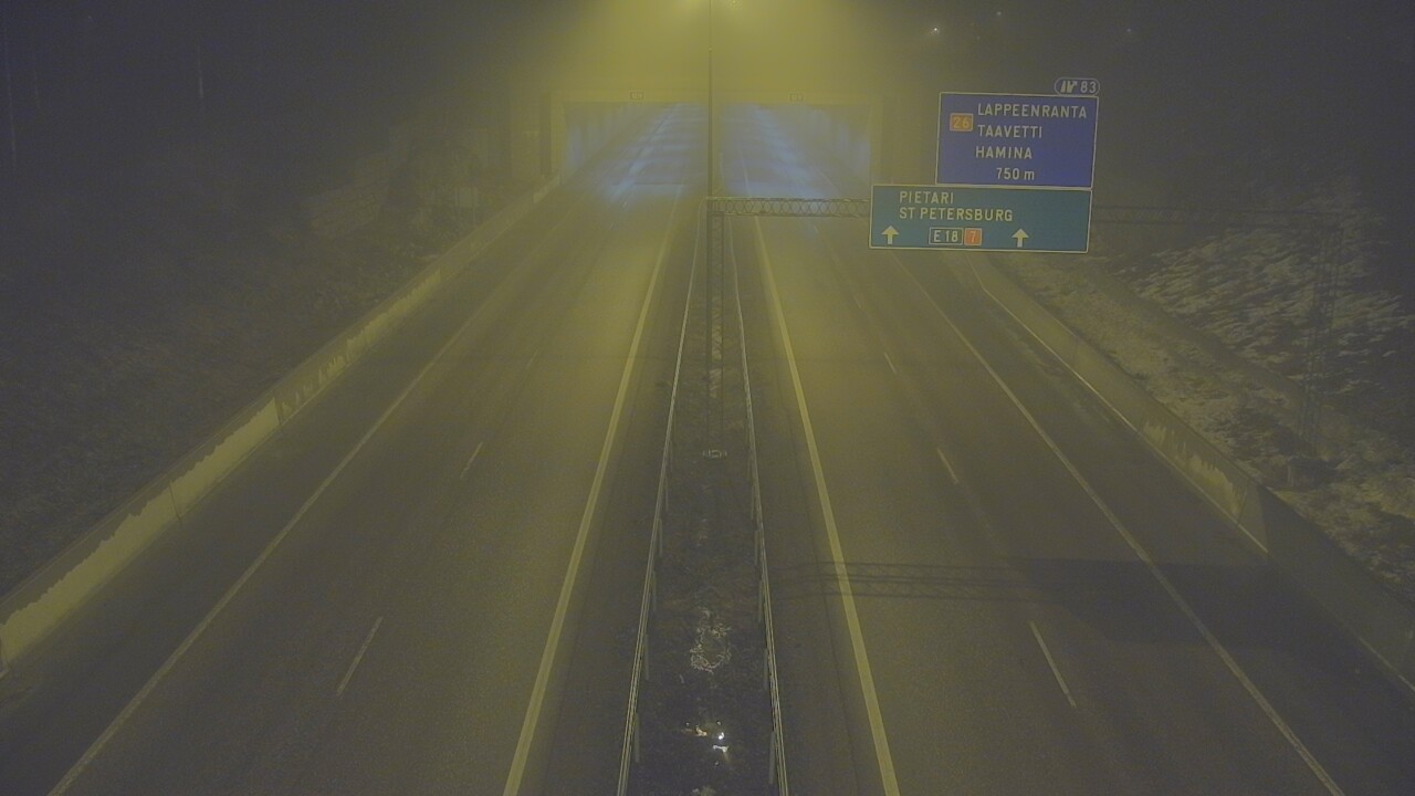 Kelikamerat Kuva Tie 7 Hamina, Husula, suuaukko länsi, Hamina, Kymenlaakso