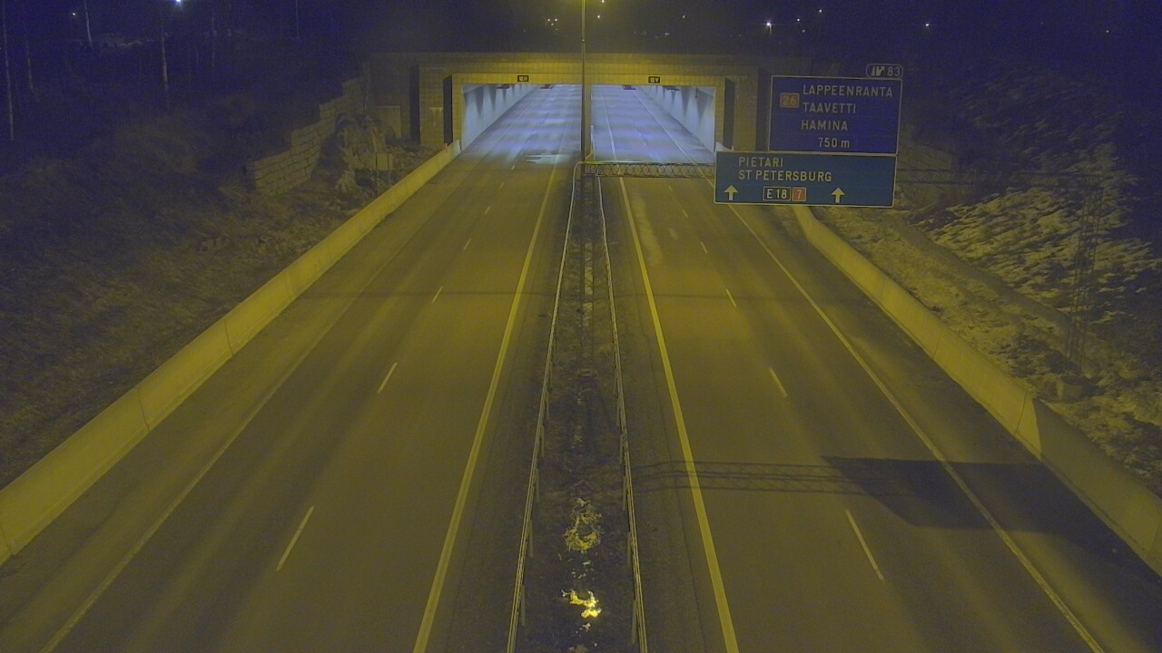 Kelikamerat Kuva Tie 7 Hamina, Husula, suuaukko länsi, Hamina, Kymenlaakso