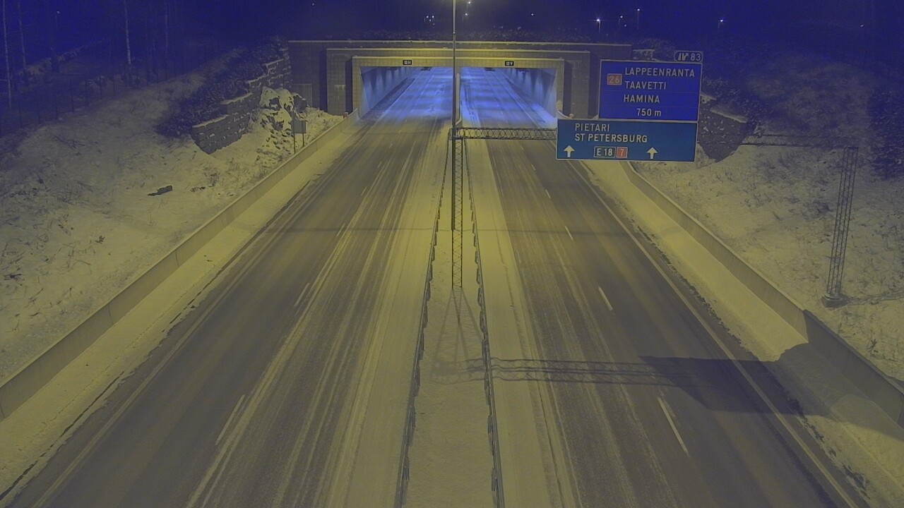 Kelikamerat Kuva Tie 7 Hamina, Husula, suuaukko länsi, Hamina, Kymenlaakso