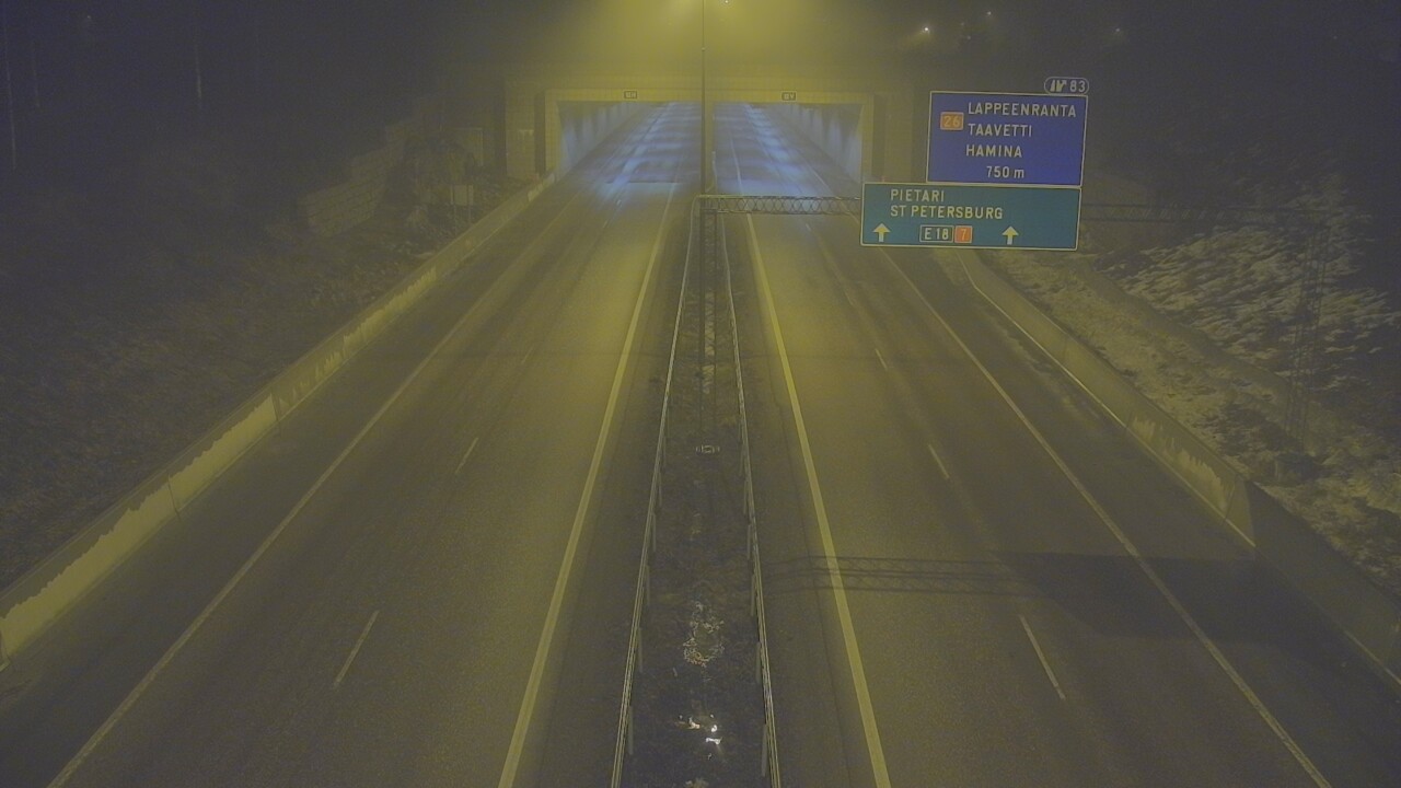 Kelikamerat Kuva Tie 7 Hamina, Husula, suuaukko länsi, Hamina, Kymenlaakso