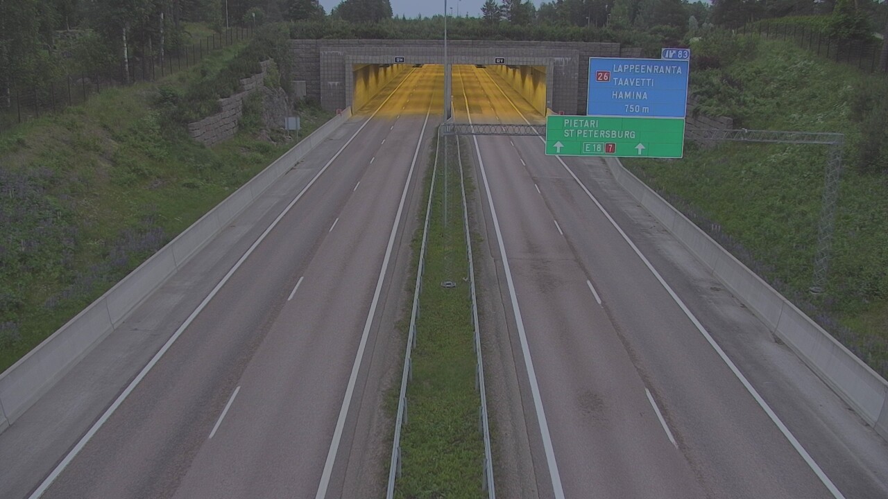Kelikamerat Kuva Tie 7 Hamina, Husula, suuaukko länsi, Hamina, Kymenlaakso