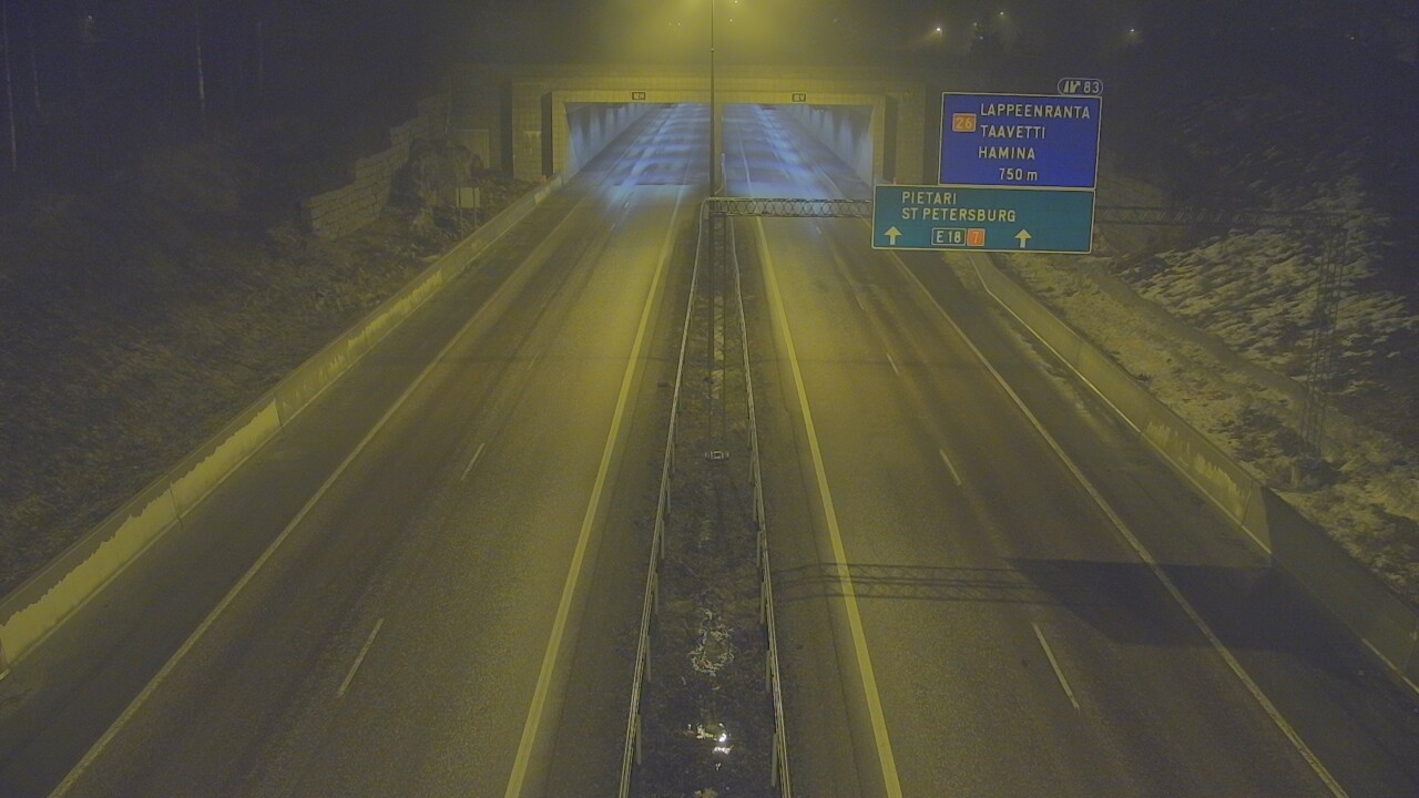 Kelikamerat Kuva Tie 7 Hamina, Husula, suuaukko länsi, Hamina, Kymenlaakso