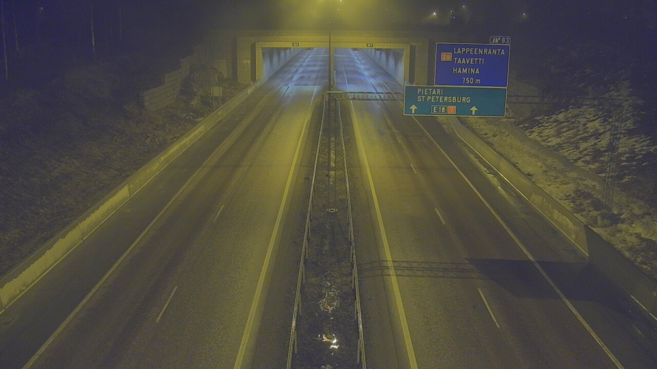 Kelikamerat Kuva Tie 7 Hamina, Husula, suuaukko länsi, Hamina, Kymenlaakso