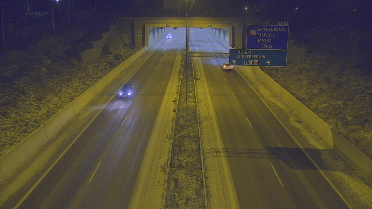 Kelikamerat Kuva Tie 7 Hamina, Husula, suuaukko länsi, Hamina, Kymenlaakso