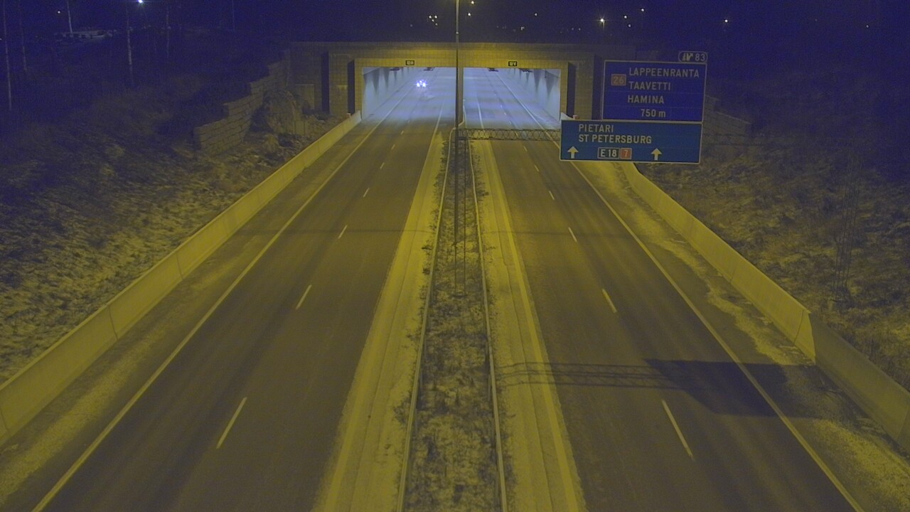 Kelikamerat Kuva Tie 7 Hamina, Husula, suuaukko länsi, Hamina, Kymenlaakso