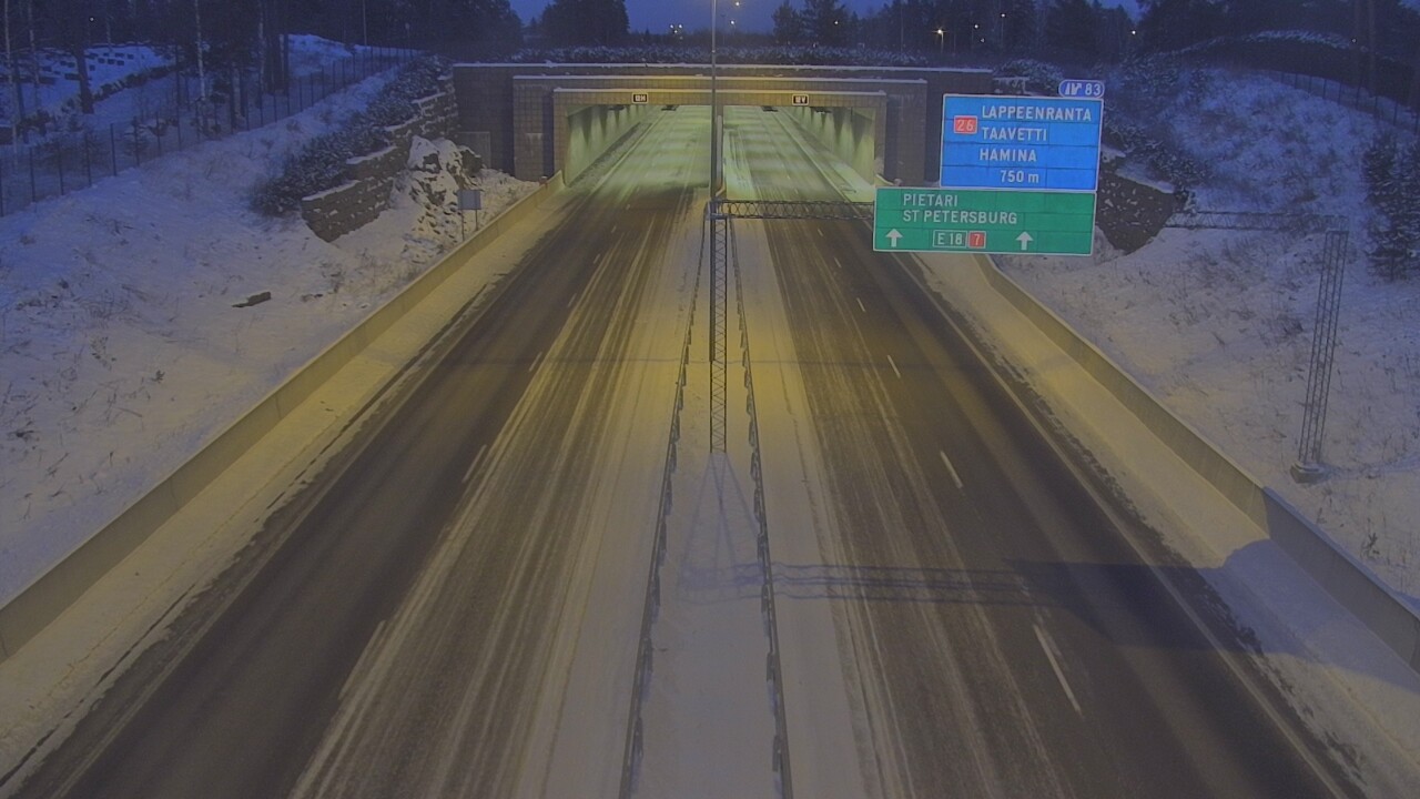 Kelikamerat Kuva Tie 7 Hamina, Husula, suuaukko länsi, Hamina, Kymenlaakso