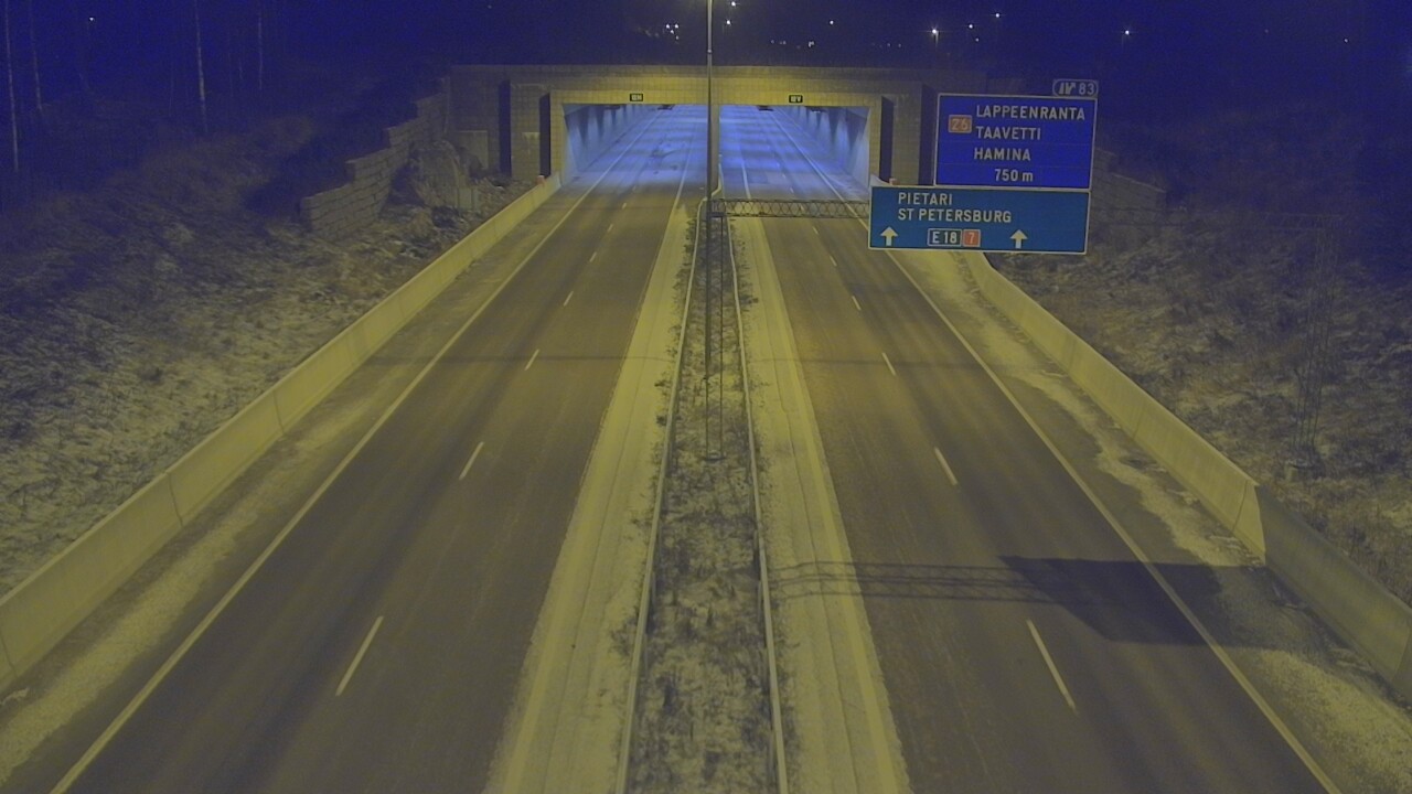 Kelikamerat Kuva Tie 7 Hamina, Husula, suuaukko länsi, Hamina, Kymenlaakso