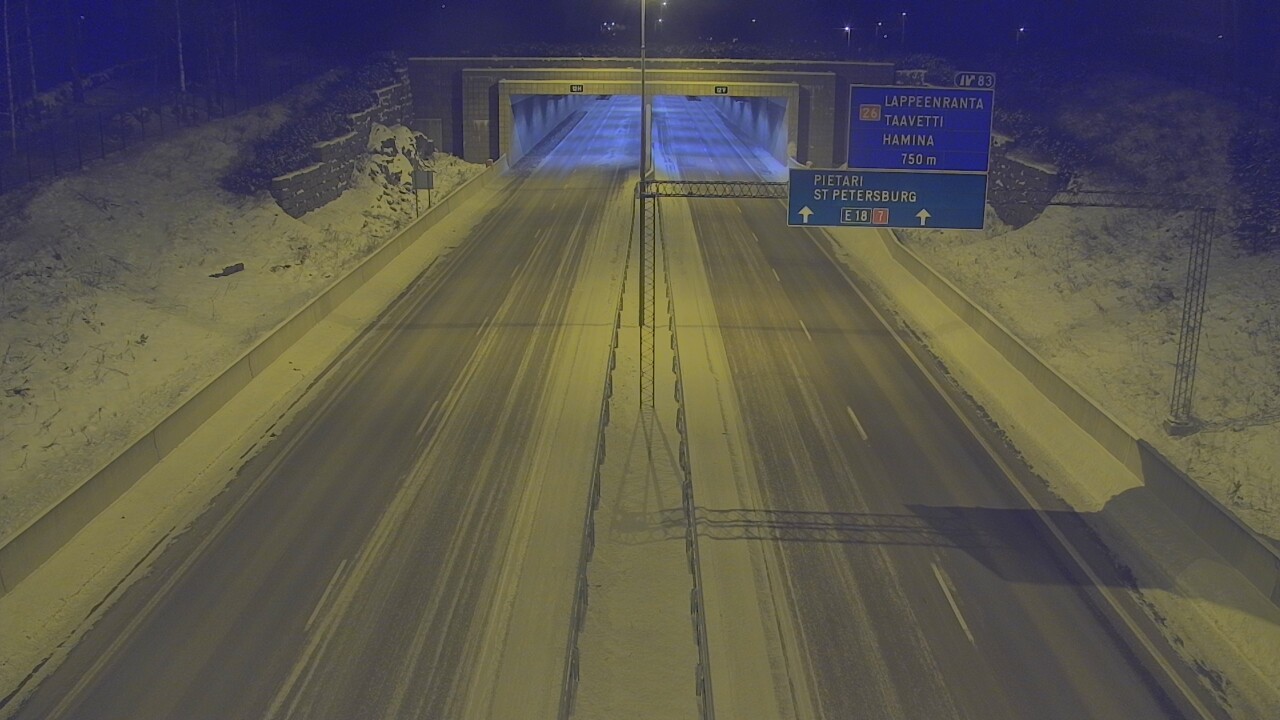 Kelikamerat Kuva Tie 7 Hamina, Husula, suuaukko länsi, Hamina, Kymenlaakso