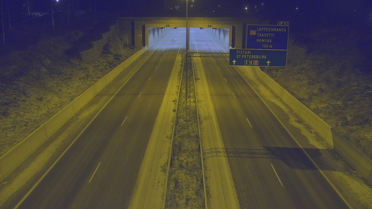 Kelikamerat Kuva Tie 7 Hamina, Husula, suuaukko länsi, Hamina, Kymenlaakso