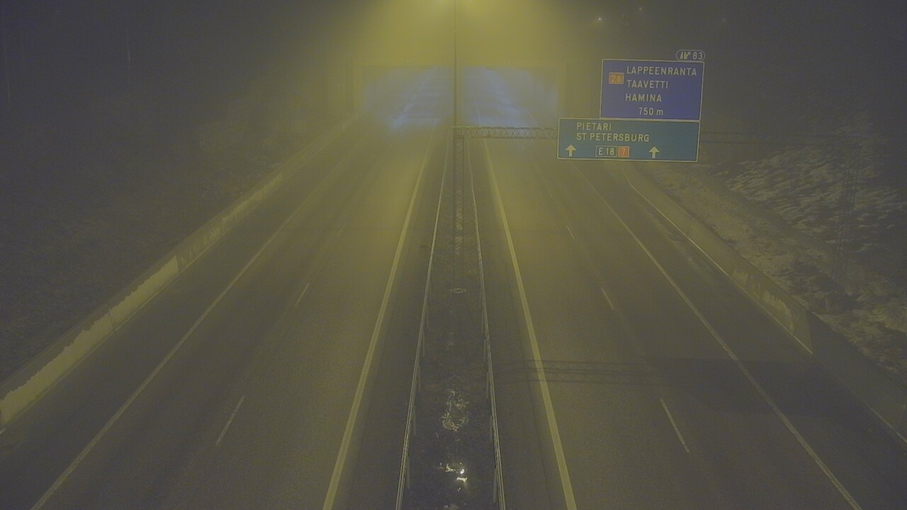 Kelikamerat Kuva Tie 7 Hamina, Husula, suuaukko länsi, Hamina, Kymenlaakso