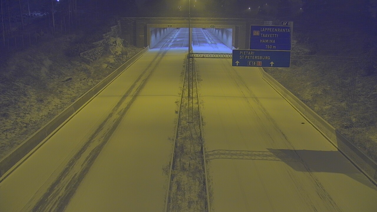 Kelikamerat Kuva Tie 7 Hamina, Husula, suuaukko länsi, Hamina, Kymenlaakso