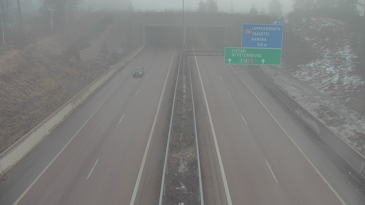 Kelikamerat Kuva Tie 7 Hamina, Husula, suuaukko länsi, Hamina, Kymenlaakso